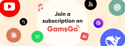 Join a subscription on GamsGo
